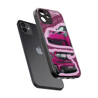 Ruby Star sleek iphone 11 cover with tempered glass back and TPU edges