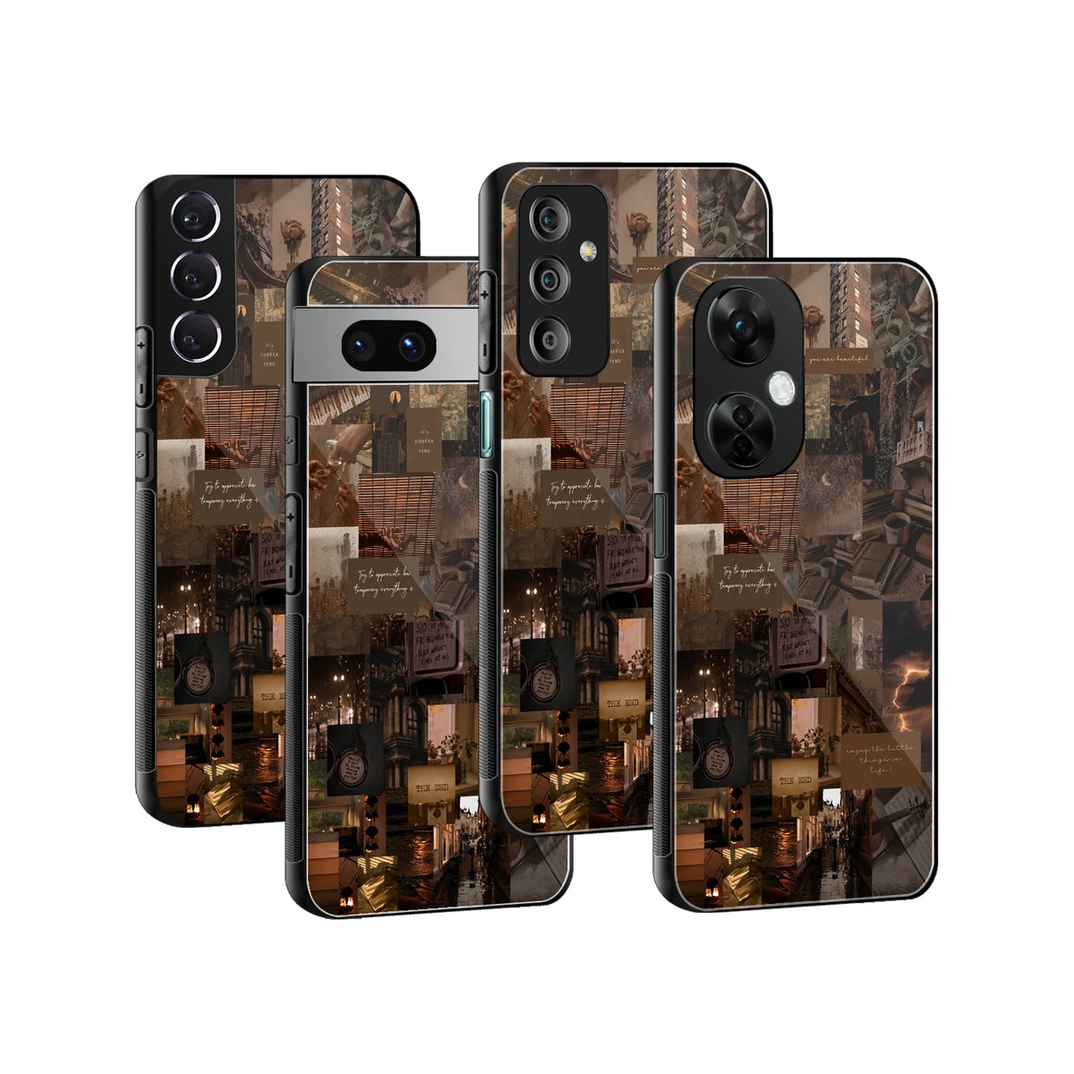 Stylish Glass Back Case for All Smartphones iPhone, Samsung, OnePlus, Pixel, Redmi, Oppo, Vivo, Motorola