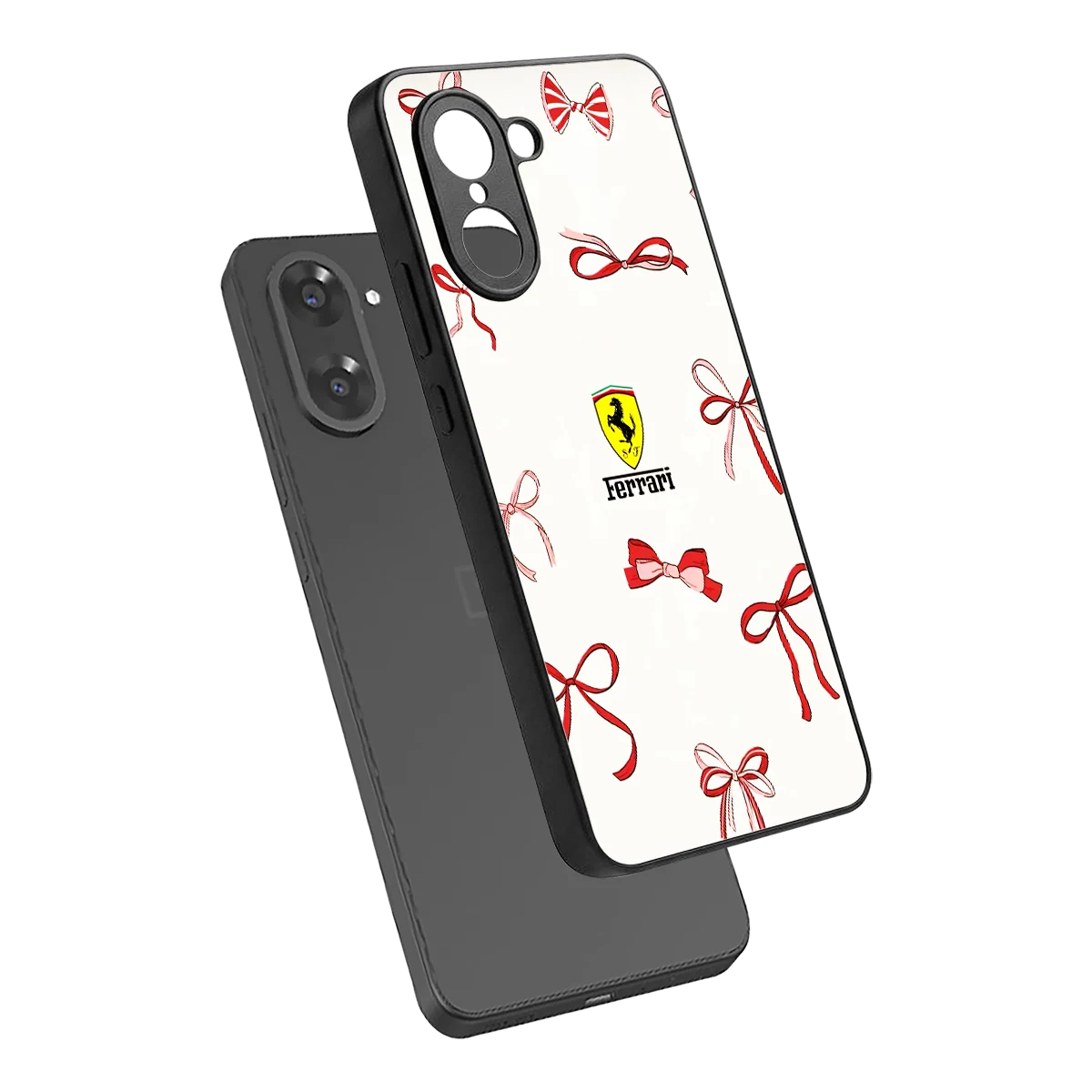 SF X Bows sleek oneplus nord ce5 5g cover with tempered glass back and TPU edges