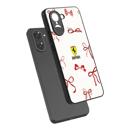 SF X Bows sleek oneplus nord ce5 5g cover with tempered glass back and TPU edges