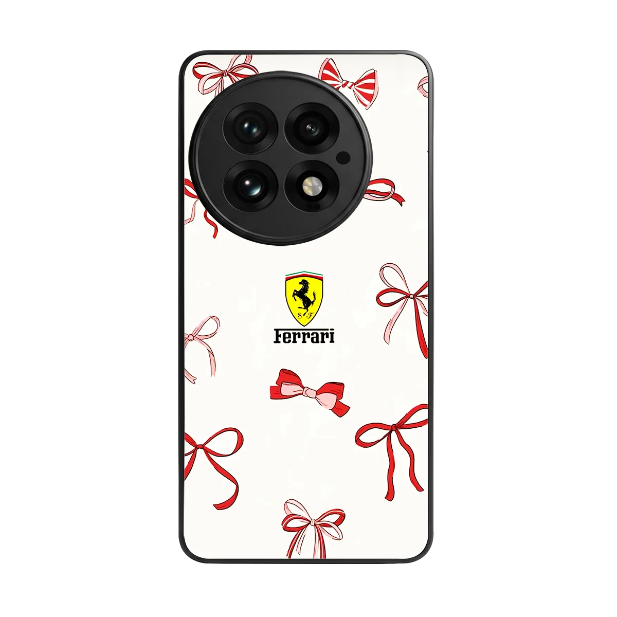 SF X Bows back phone cover | glass case for oneplus 13