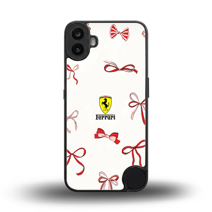 SF X Bows back phone cover | glass case for cmf nothing phone 1
