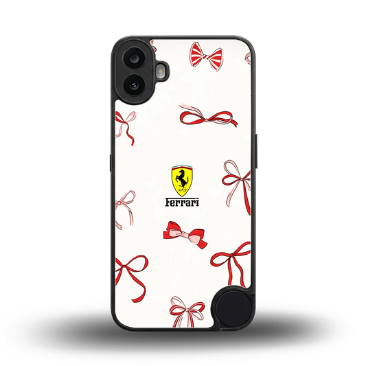 SF X Bows back phone cover | glass case for cmf nothing phone 1