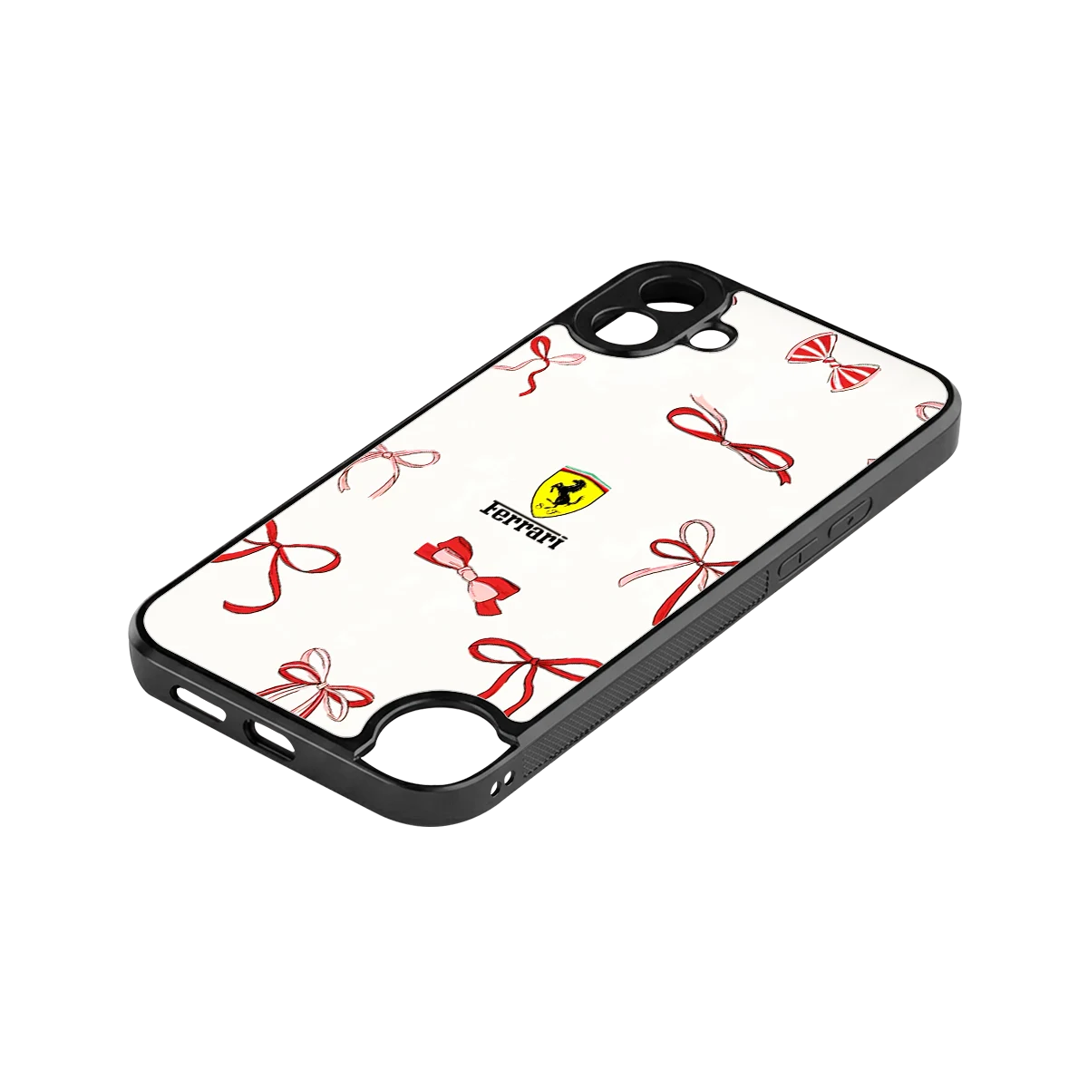 SF X Bows stylish phone case for cmf nothing phone 1 | glossy glass and slim fit