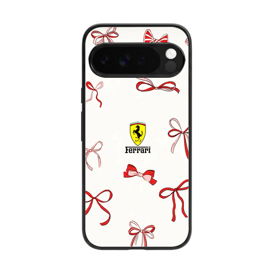 SF X Bows back phone cover | glass case for google pixel 10 pro xl
