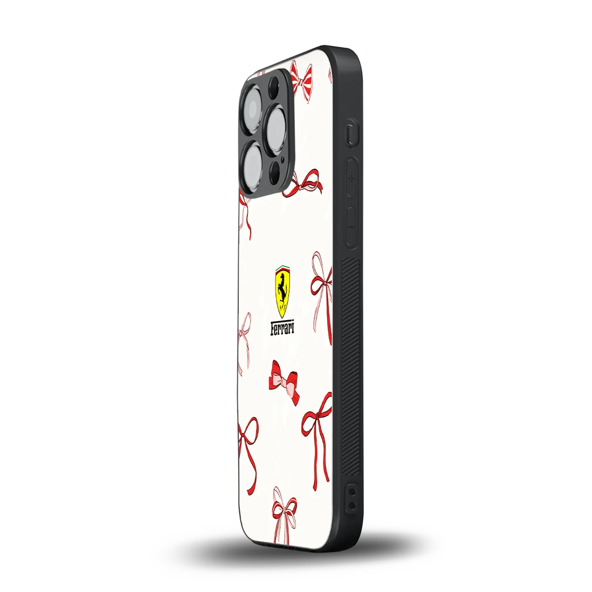 SF X Bows iphone 16 pro mobile cover | shockproof glass phone case