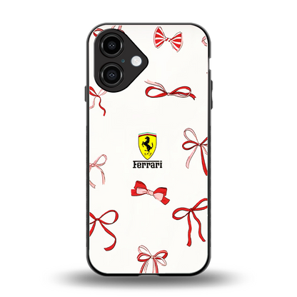 SF X Bows Phone Case for Iphone 16 | Glass Case