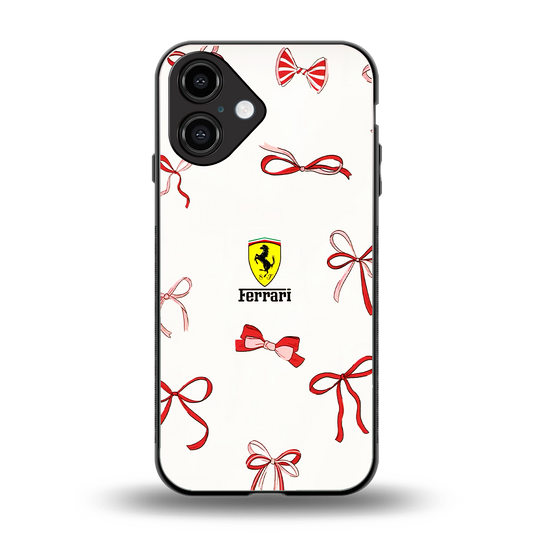 SF X Bows Phone Case for Iphone 16 | Glass Case