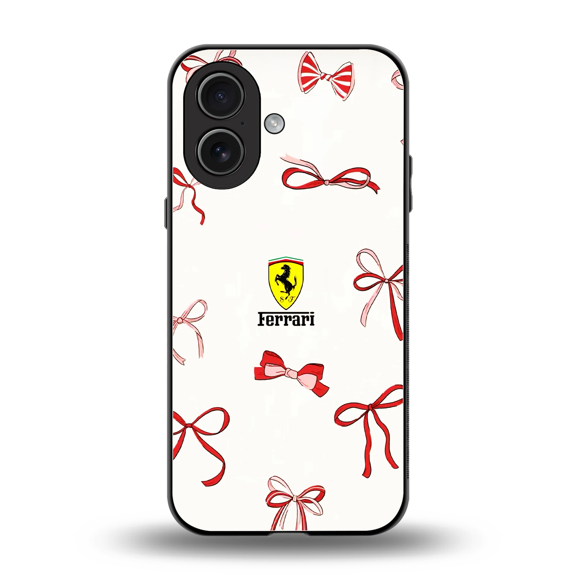 SF X Bows back phone cover | glass case for iphone 17