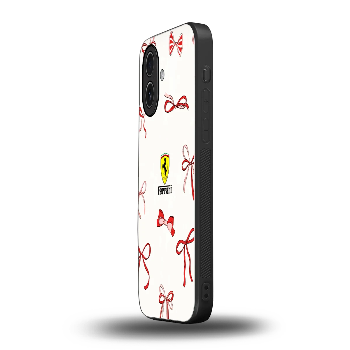 SF X Bows iphone 17 mobile cover | shockproof glass phone case