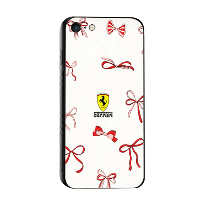 SF X Bows sleek iphone 7 cover with tempered glass back and TPU edges