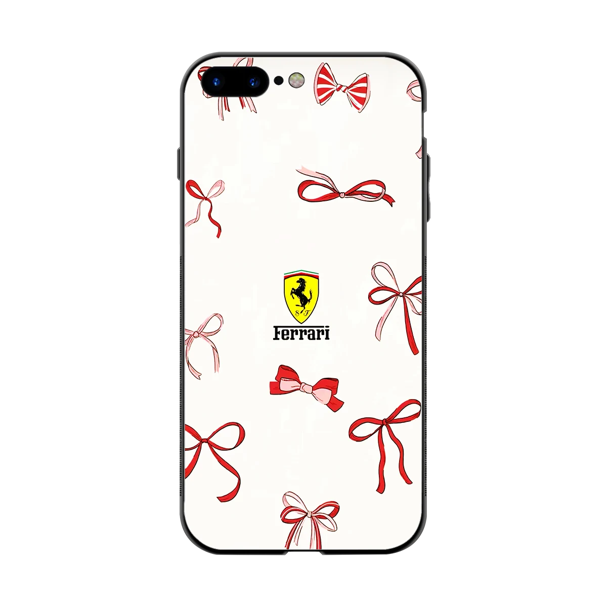SF X Bows back phone cover | glass case for iphone 8 plus