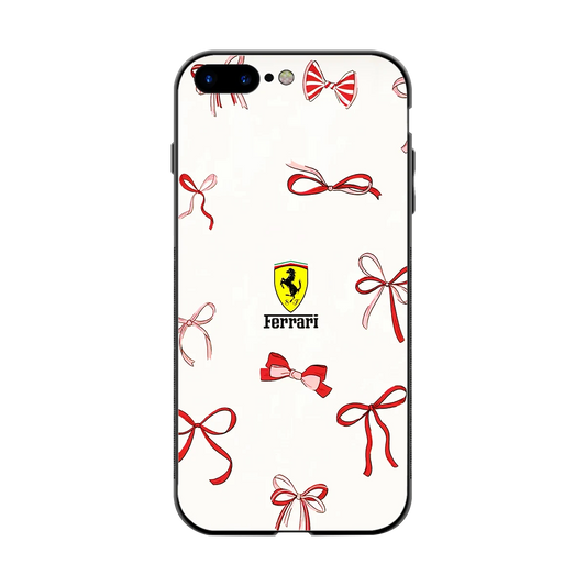 SF X Bows back phone cover | glass case for iphone 8 plus