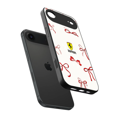 SF X Bows sleek iphone air cover with tempered glass back and TPU edges