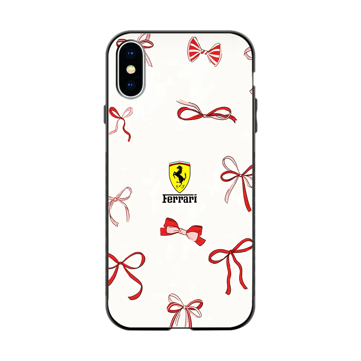 SF X Bows back phone cover | glass case for iphone x