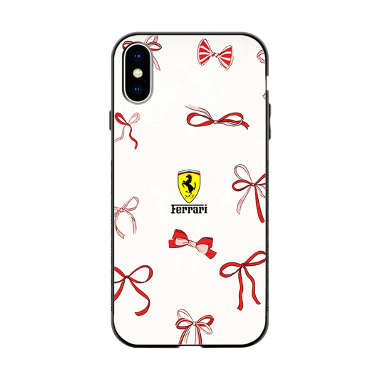 SF X Bows back phone cover | glass case for iphone xs