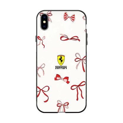 SF X Bows back phone cover | glass case for iphone xs max