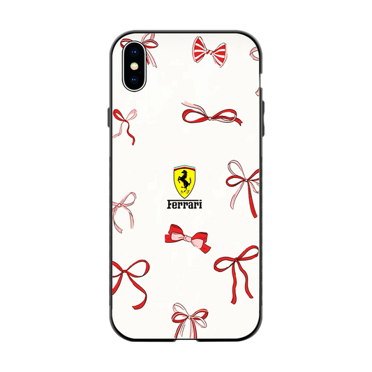 SF X Bows back phone cover | glass case for iphone xs max