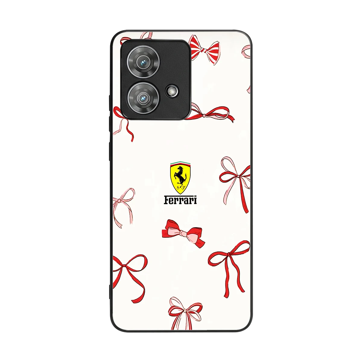 SF X Bows back phone cover | glass case for motorola edge 40 neo 5g