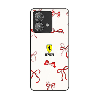 SF X Bows back phone cover | glass case for motorola edge 40 neo 5g