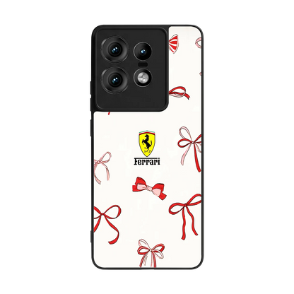 SF X Bows back phone cover | glass case for motorola edge 50 pro
