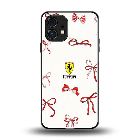 SF X Bows back phone cover | glass case for nothing phone 1