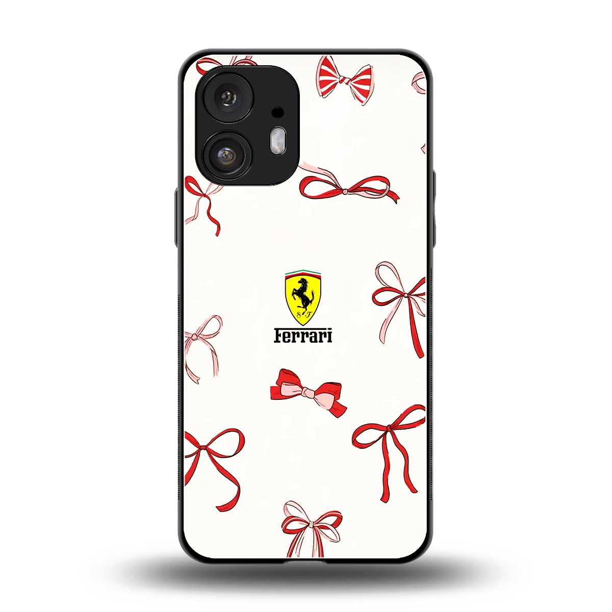 SF X Bows back phone cover | glass case for nothing phone 2