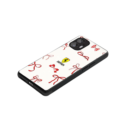 SF X Bows stylish phone case for nothing phone 2 | glossy glass and slim fit