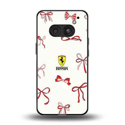 SF X Bows back phone cover | glass case for nothing phone 2a