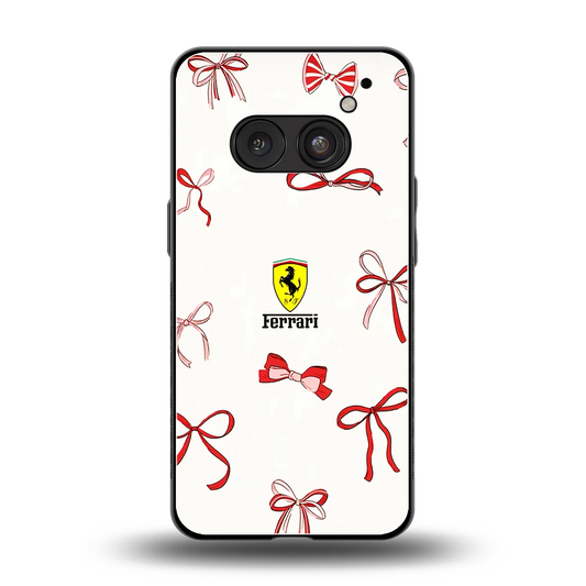 SF X Bows back phone cover | glass case for nothing phone 2a