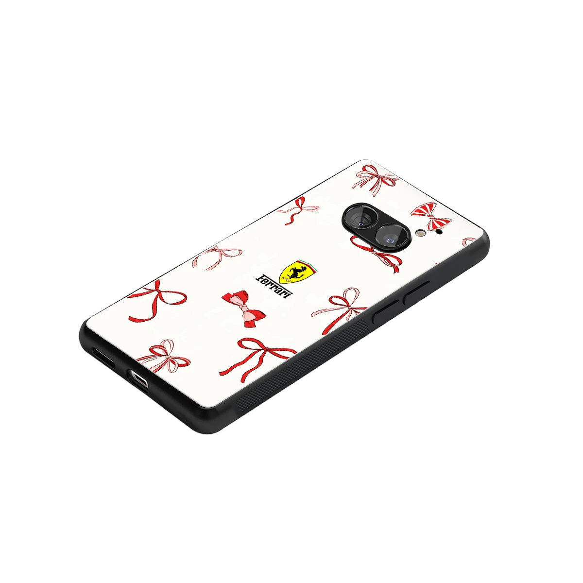 SF X Bows stylish phone case for nothing phone 2a | glossy glass and slim fit