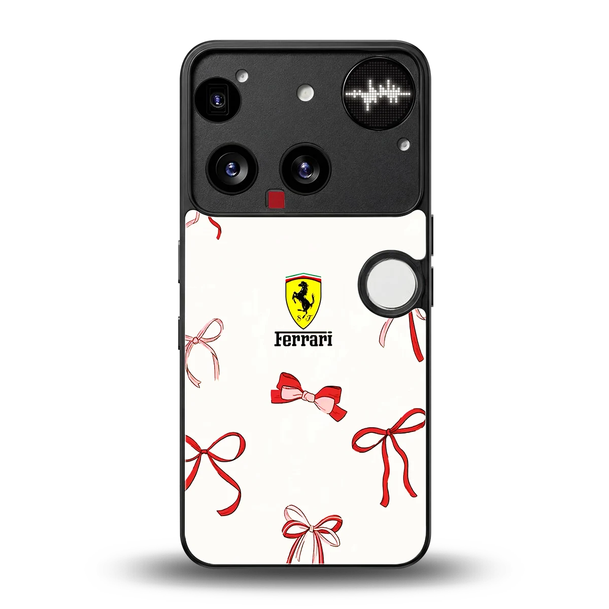 SF X Bows back phone cover | glass case for nothing phone 3