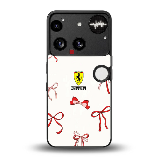 SF X Bows back phone cover | glass case for nothing phone 3