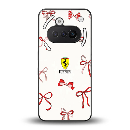SF X Bows back phone cover | glass case for nothing phone 3a