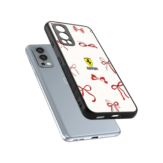 SF X Bows sleek oneplus nord 2 cover with tempered glass back and TPU edges