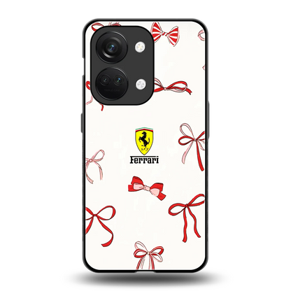 SF X Bows back phone cover | glass case for oneplus nord 3