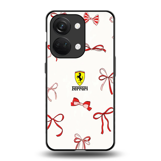 SF X Bows back phone cover | glass case for oneplus nord 3