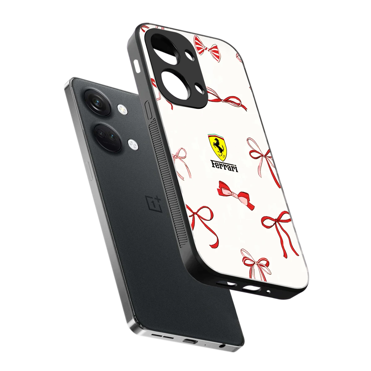 SF X Bows sleek oneplus nord 3 cover with tempered glass back and TPU edges