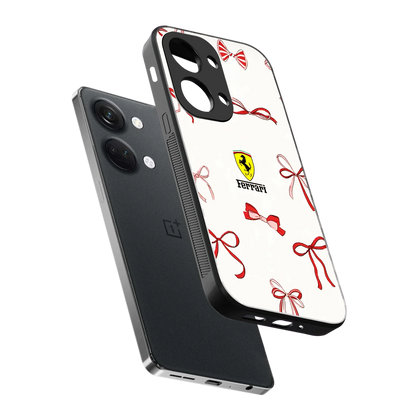 SF X Bows sleek oneplus nord 3 cover with tempered glass back and TPU edges