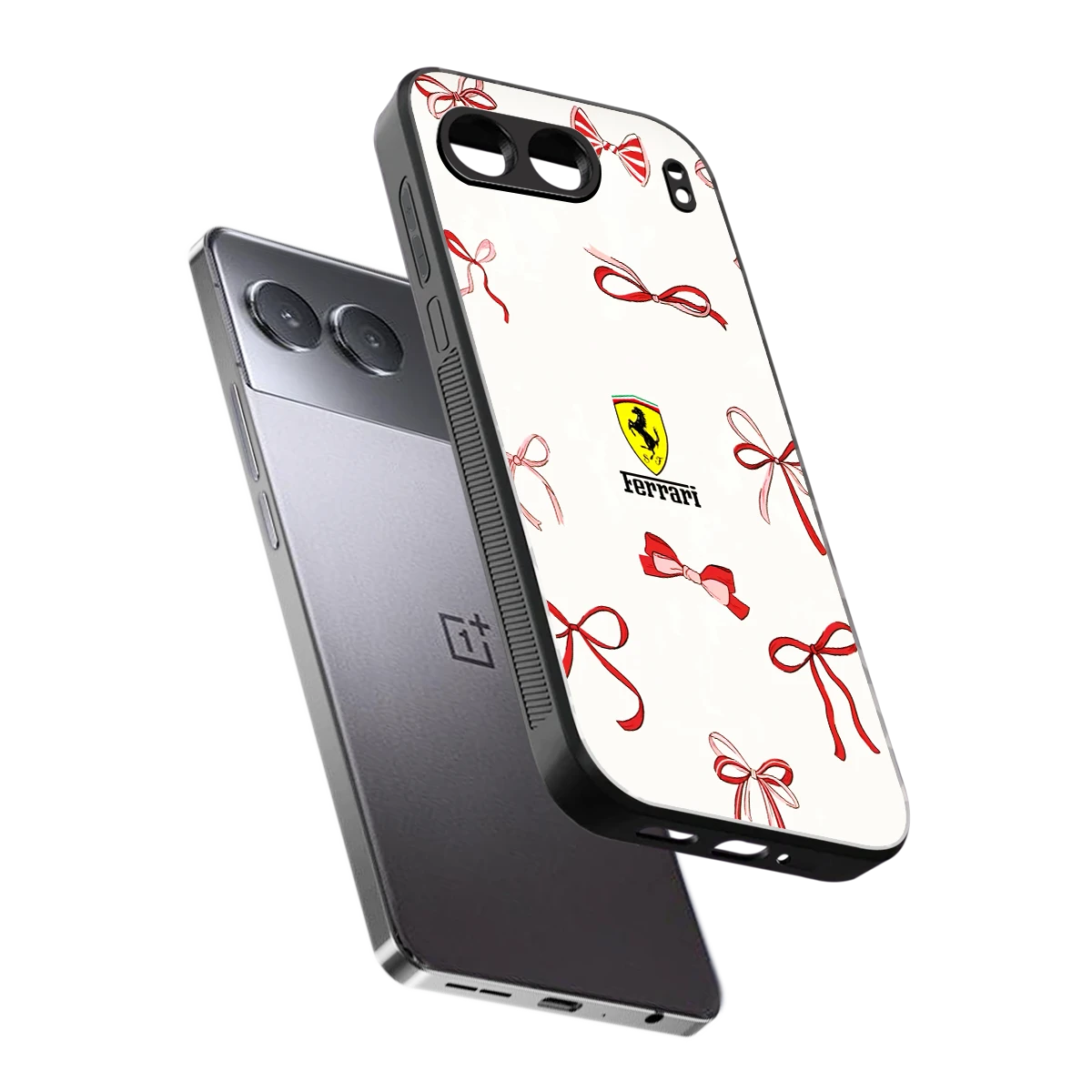 SF X Bows sleek oneplus nord 4 cover with tempered glass back and TPU edges