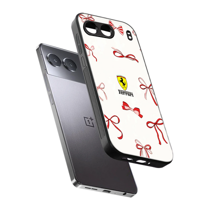 SF X Bows sleek oneplus nord 4 cover with tempered glass back and TPU edges