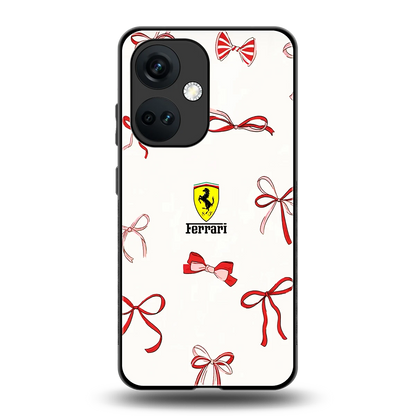 SF X Bows back phone cover | glass case for oneplus nord ce 3