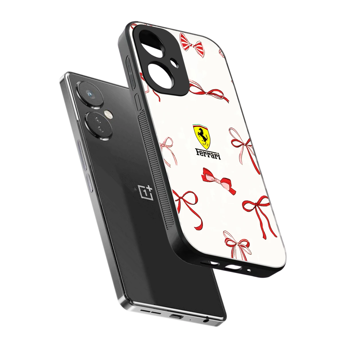 SF X Bows sleek oneplus nord ce 3 cover with tempered glass back and TPU edges