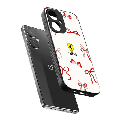 SF X Bows sleek oneplus nord ce 3 cover with tempered glass back and TPU edges