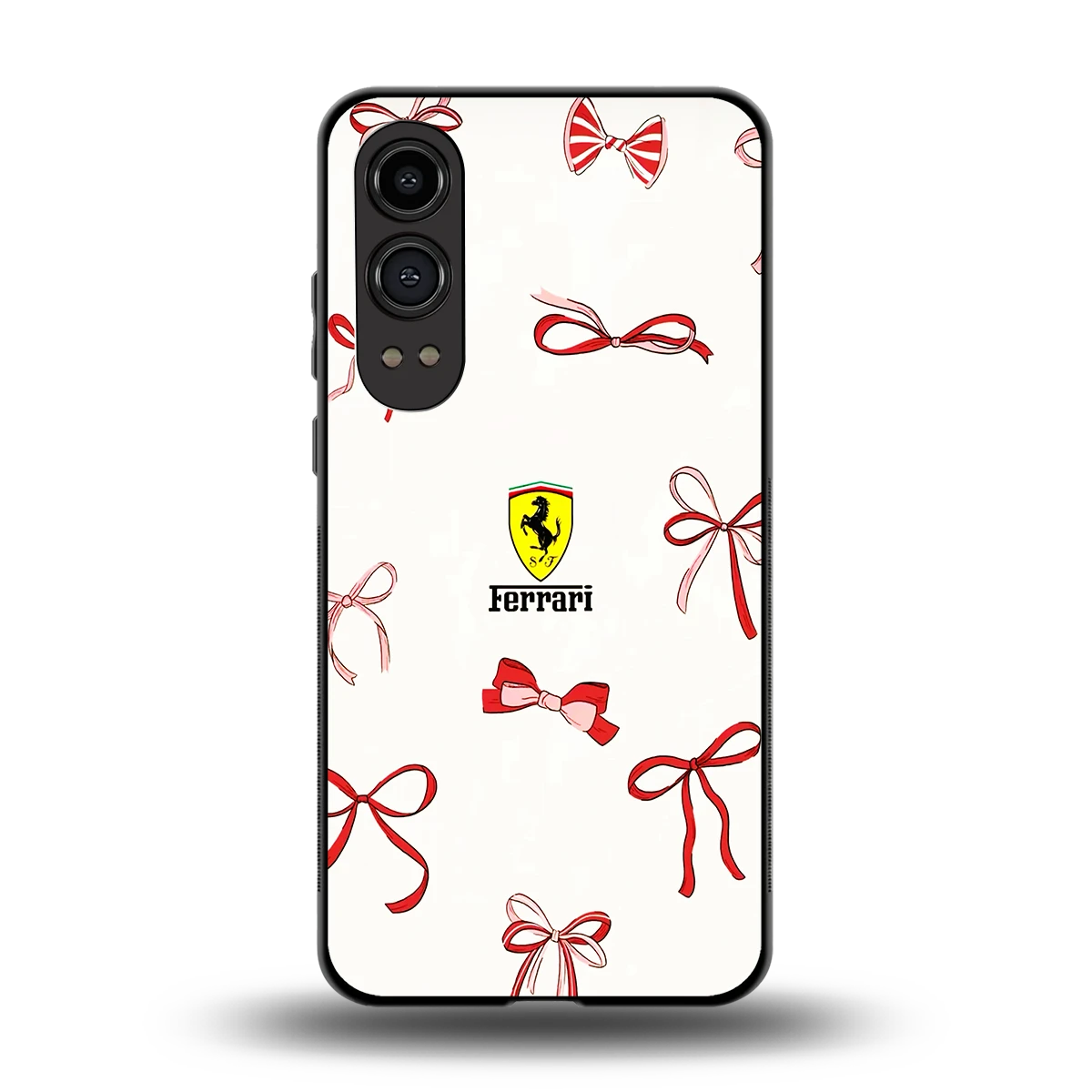 SF X Bows back phone cover | glass case for oneplus nord ce 4 lite