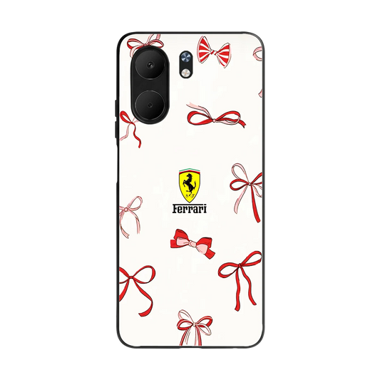 SF X Bows back phone cover | glass case for oppo a5x 5g