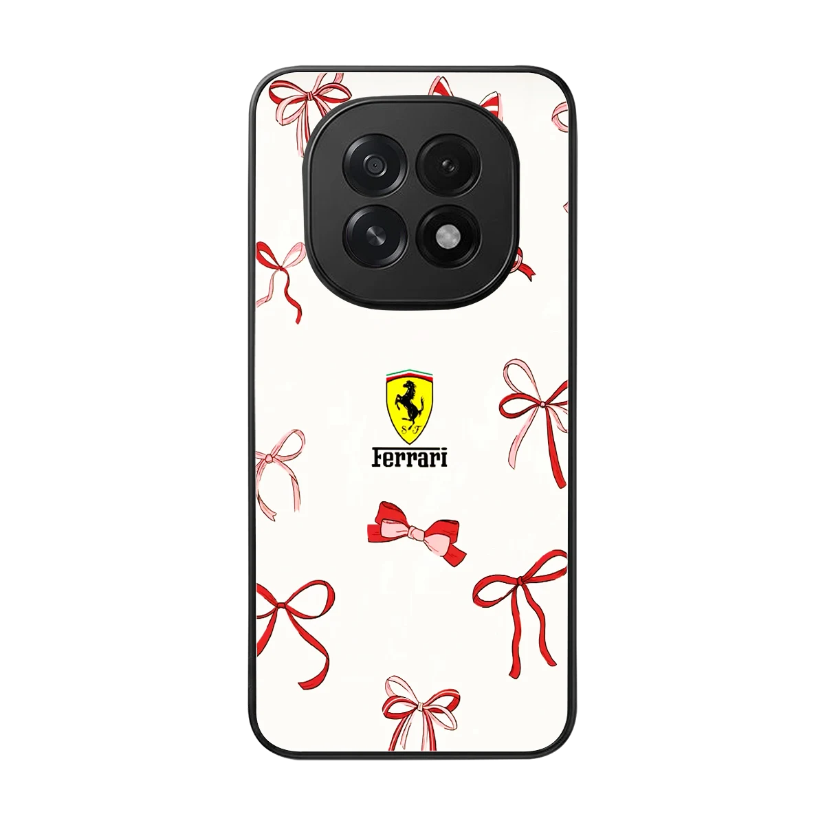SF X Bows back phone cover | glass case for oppo f29 5g
