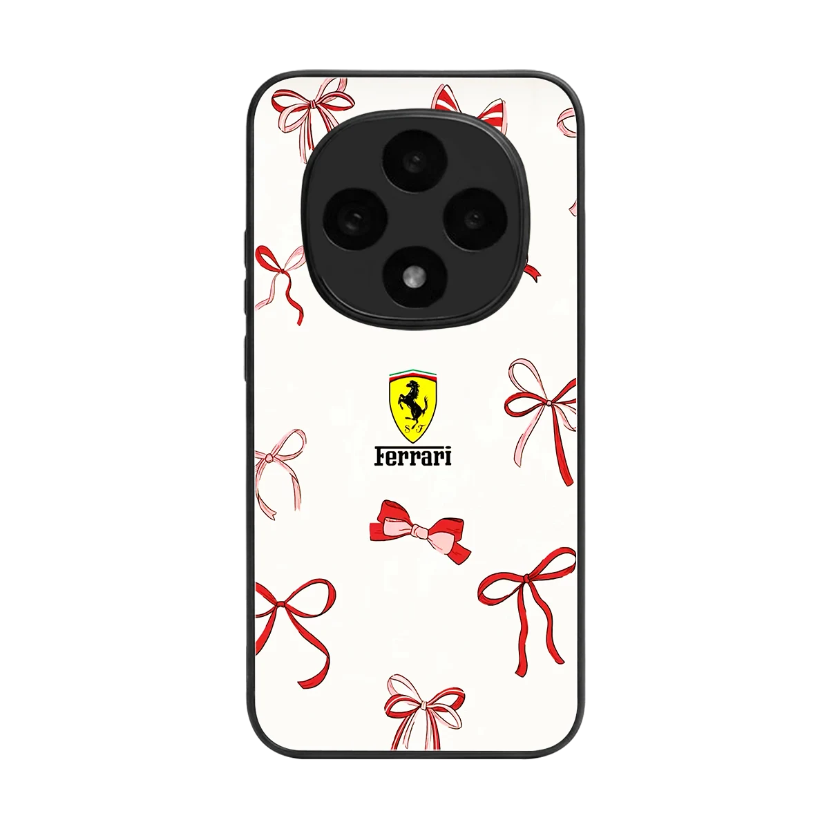 SF X Bows back phone cover | glass case for oppo f31 pro 5g