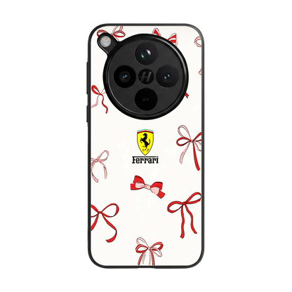 SF X Bows back phone cover | glass case for oppo find x8