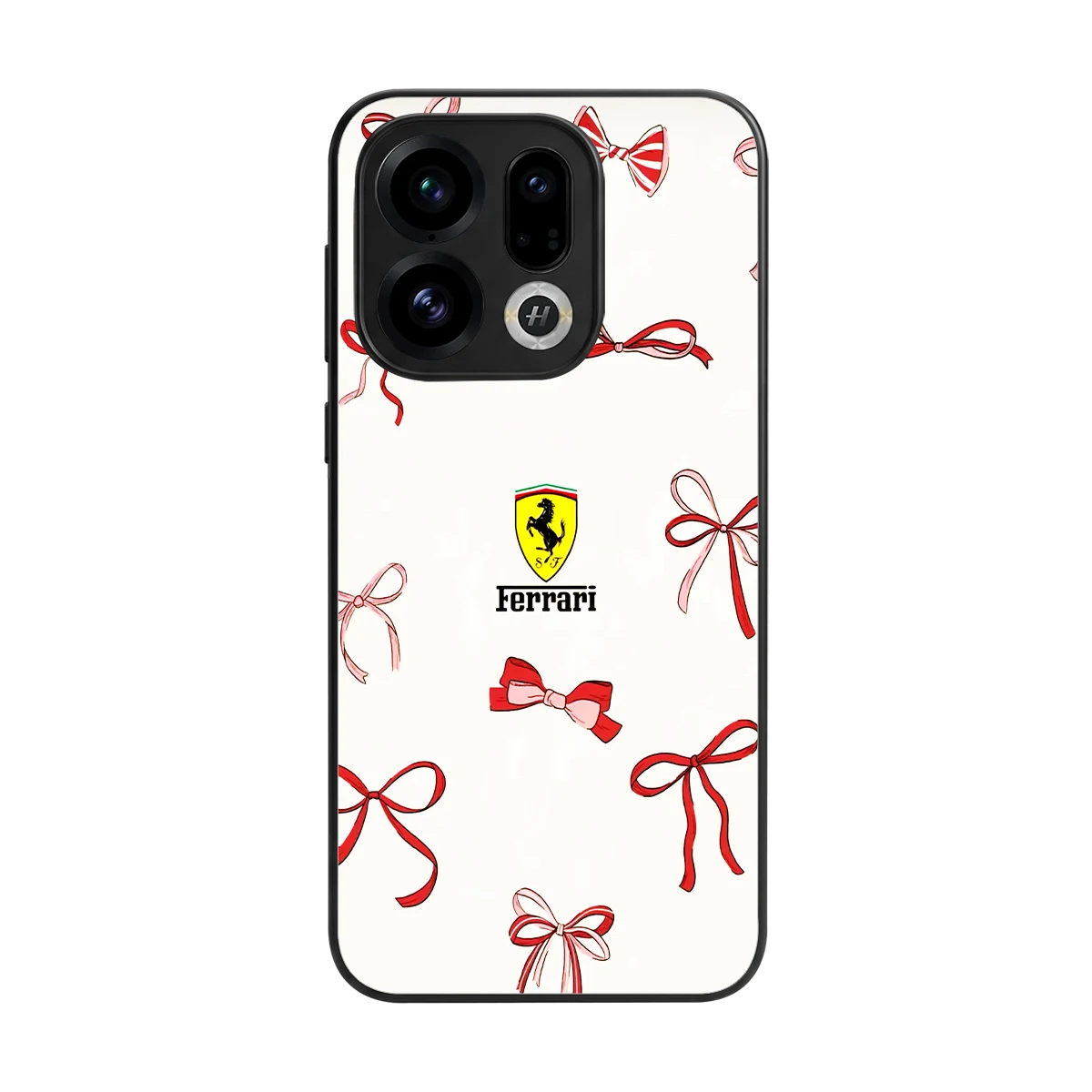 SF X Bows back phone cover | glass case for oppo find x9